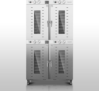 Cercker Industrial Food Dehydrator 88 Trays, 150FT² Large Industrial Dehydrator, 7400W No Plug Commercial Meat Dryer, 220V Singlecord Use Beef Jerky Maker Food-Dryer（Truck Delivery）