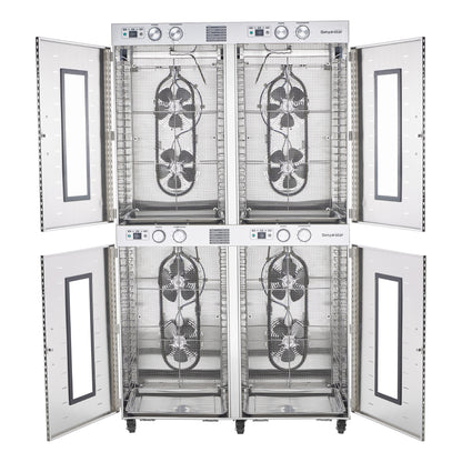 Commercial Food Dehydrator Machine 88 Trays, 150FT² Large Commercial Dehydrator, 7400W No Plug Industrial Meat Dryer, 120V Singlecord Use Beef Jerky Maker Food-Dryer（Truck Delivery）