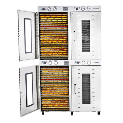 Commercial Food Dehydrator Machine 88 Trays, 150FT² Large Commercial Dehydrator, 7400W No Plug Industrial Meat Dryer, 120V Singlecord Use Beef Jerky Maker Food-Dryer（Truck Delivery）