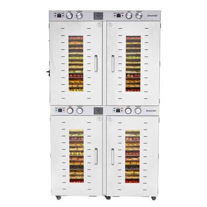 Commercial Food Dehydrator Machine 88 Trays, 150FT² Large Commercial Dehydrator, 7400W No Plug Industrial Meat Dryer, 120V Singlecord Use Beef Jerky Maker Food-Dryer（Truck Delivery）