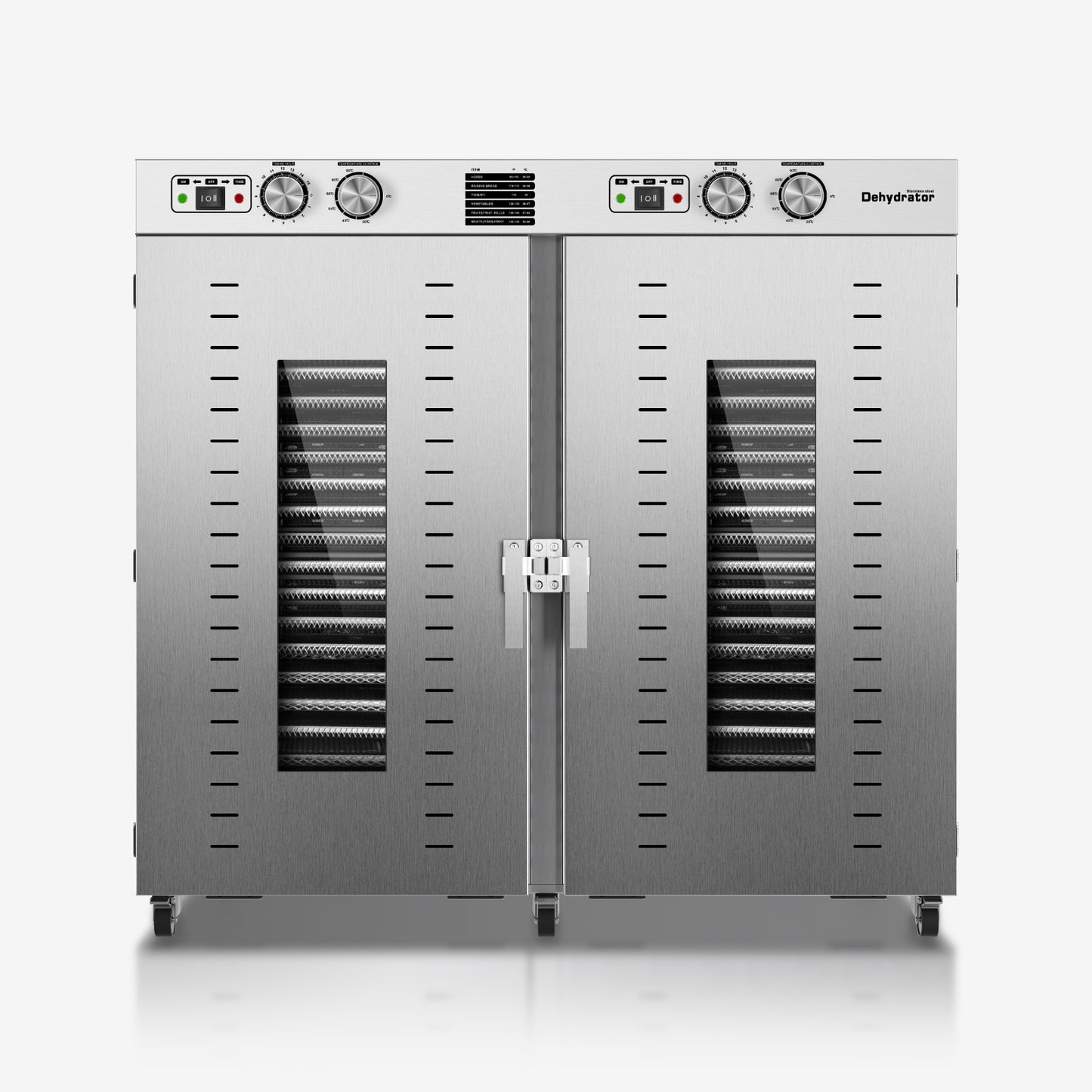 Industrial Food Dehydrator Machine 44 Trays, 75FT² Large Industrial Dehydrator, 4000W Commercial Meat Dryer, 220V Singlecord Use Beef Jerky Maker Food-Dryer （Truck Delivery）